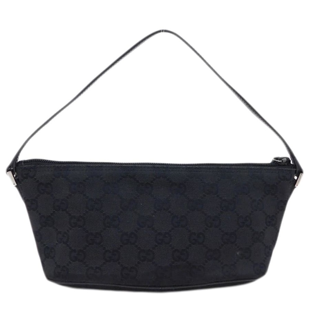 Gucci GG Pochette Canvas leather monogram Canvas Black Boat Black